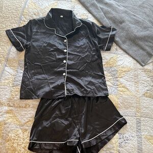 Women's Black Pajama Set